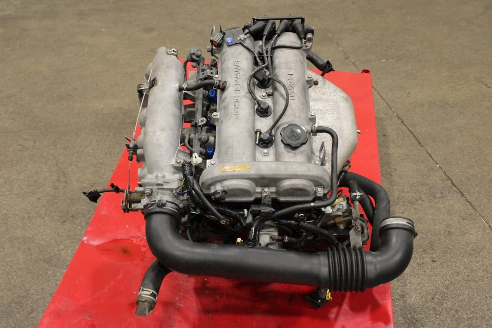 JDM MAZDA MIATA B6 1994-1997, 1.6L DOHC MOTOR 4 CYLINDER ENGINE LOW MILES - Image 3 of 4