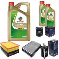 SCT Inspektionspaket 7L Castrol Titanium 5W-30 FüR Audi A4 Cabriolet 2.4 3.0