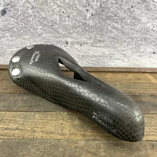 Vintage T'Gear Pinnacle Bike Saddle Titanium Seat Cutout Aero Selle San Marco