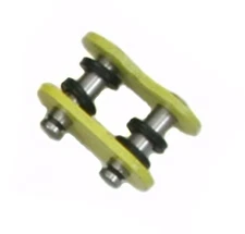 Factory Spec brand O-Ring Chain Master Link Rivet Style - Yellow 520 Pitch ORing