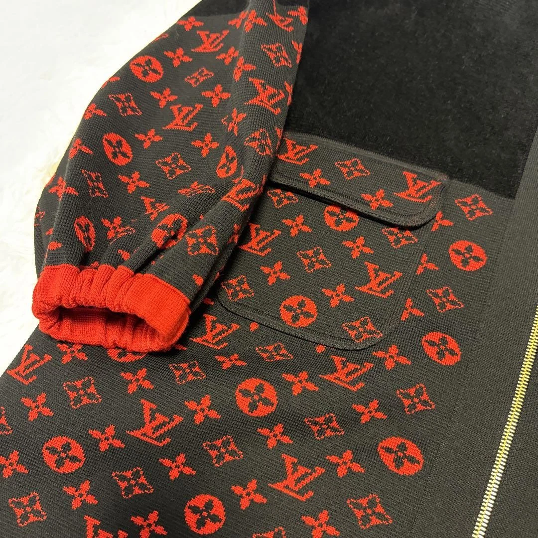 LOUIS VUITTON（LV） Louis Vuitton Grade Monogram Jacquard giacca oversize con cappuccio m7_0712