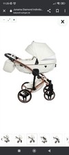Junama Diamond Collection Kinderwagen, Weiß