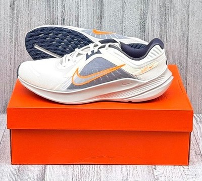 MENS NIKE QUEST 5 -  RUNNING SHOES / SIZE 11 / SAIL-ORANGE-BLUE / NEW