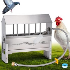 Automatic Chicken Waterer Metal Chicken Water Feeder Stainless Large Chicken Wat