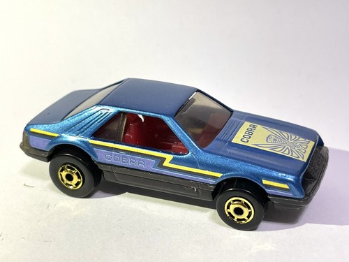 💙CUSTOM MADE Vintage 1979 Hot Wheels Turbo Mustang Cobra RARE BLUE - Picture 1 of 6