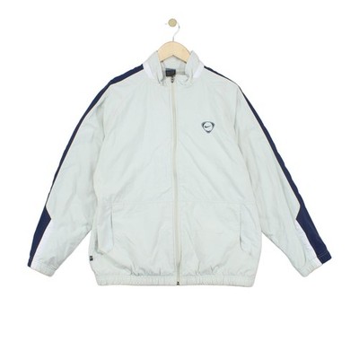 Vintage Nike Trainingsjacke Herren Größe L Beige Swoosh Sportlich