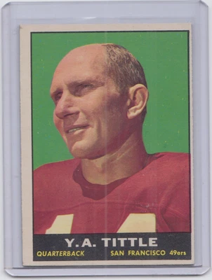 1961 Topps #58 Y.A.Tittle NRMT Set Break - Photo 1/2