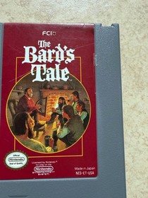 Bard's Tale (Nintendo Entertainment System, 1991) NES Tested Authentic