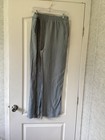 FARLS Women's Pants Blue Solid Crinkle Texture Elastic Waist Regular XL EUC — photo 3