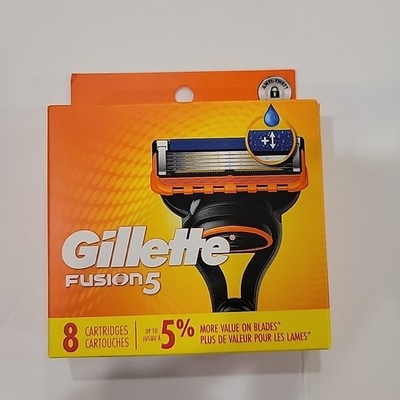 Gillette Fusion 5 Razor Blades - 8 Cartridges