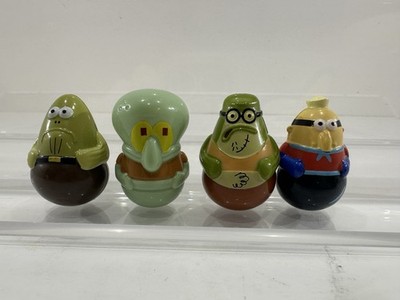 Frankford SpongeBob Krabby Patty Candy Prize Wobblers Lot 4 Different Figures