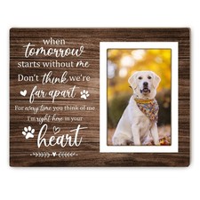 Itsoly Pet Memorial Picture Frame Pet Dog Memorial Picture Frame Pet Cat Photo