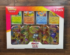 New Pokemon Scarlet & Violet 151 5x Mini Tins Costco 10 Packs (Magneton)