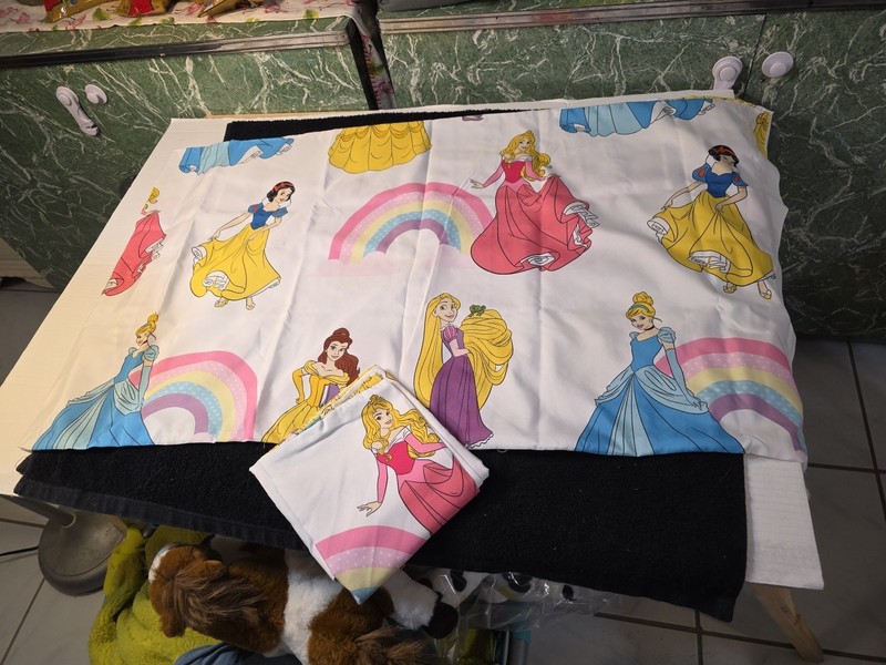 Handmade Disney Princess Pillow Cases Set of 2 20x36
