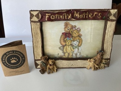  Boyds Bear Picture Frame Clem Claddidddlebear & Family - Family Matters  27312