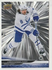 2024-25 UPPER DECK EXTENDED OUTBURST SILVER CHRISTOPHER TANEV TORONTO MAPLE