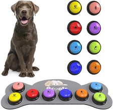 Dog Communication Button Set, 8 Talking Dog Buttons