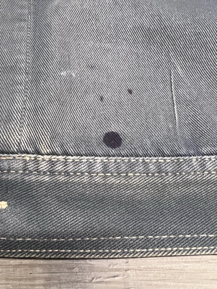 Vintage Pelle Pelle Marc Buchanan Denim Jacket 3XL Button Up Faded Hip Hop Y2K - Imagem 3 de 4