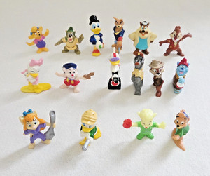 Lot of 16 Kellogg Co 1991 "The Disney Afternoon" PVC figures (read / see photos)
