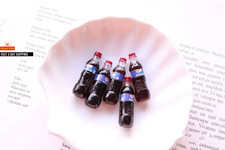 1:12 Mini Water Bottle Resin Juice Beer Bottle for Doll House Miniature Kids Gif