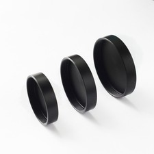Lens Dust Cover Black Aluminum M42 M48 M54x0.75 Eyepiece Thread Caps