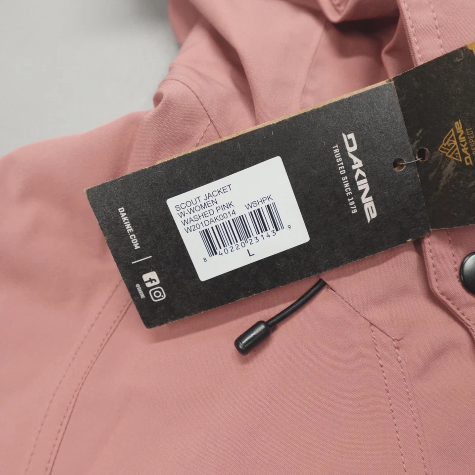 Dakine Scout Jacket Ski/Snowboard Women's Size L Washed Pink 10k Waterproof - Image 4 of 4