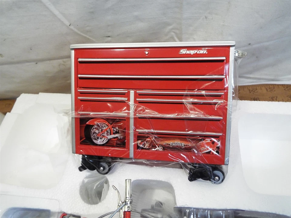Racing Champions Snap-on Tools OCC Chopper Die Cast Toolbox SSX2529 Motorcycle - Image 4 of 4