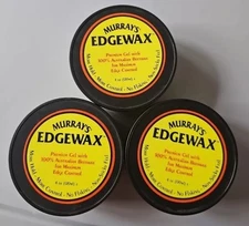 X3 Murray's Edgewax Premium Gel - Maximum Edge Control - 4 oz each NEW