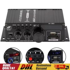 HiFi Verstärker Stereo Amplifier HIFI Digital Bluetooth FM USB Vollverstärker