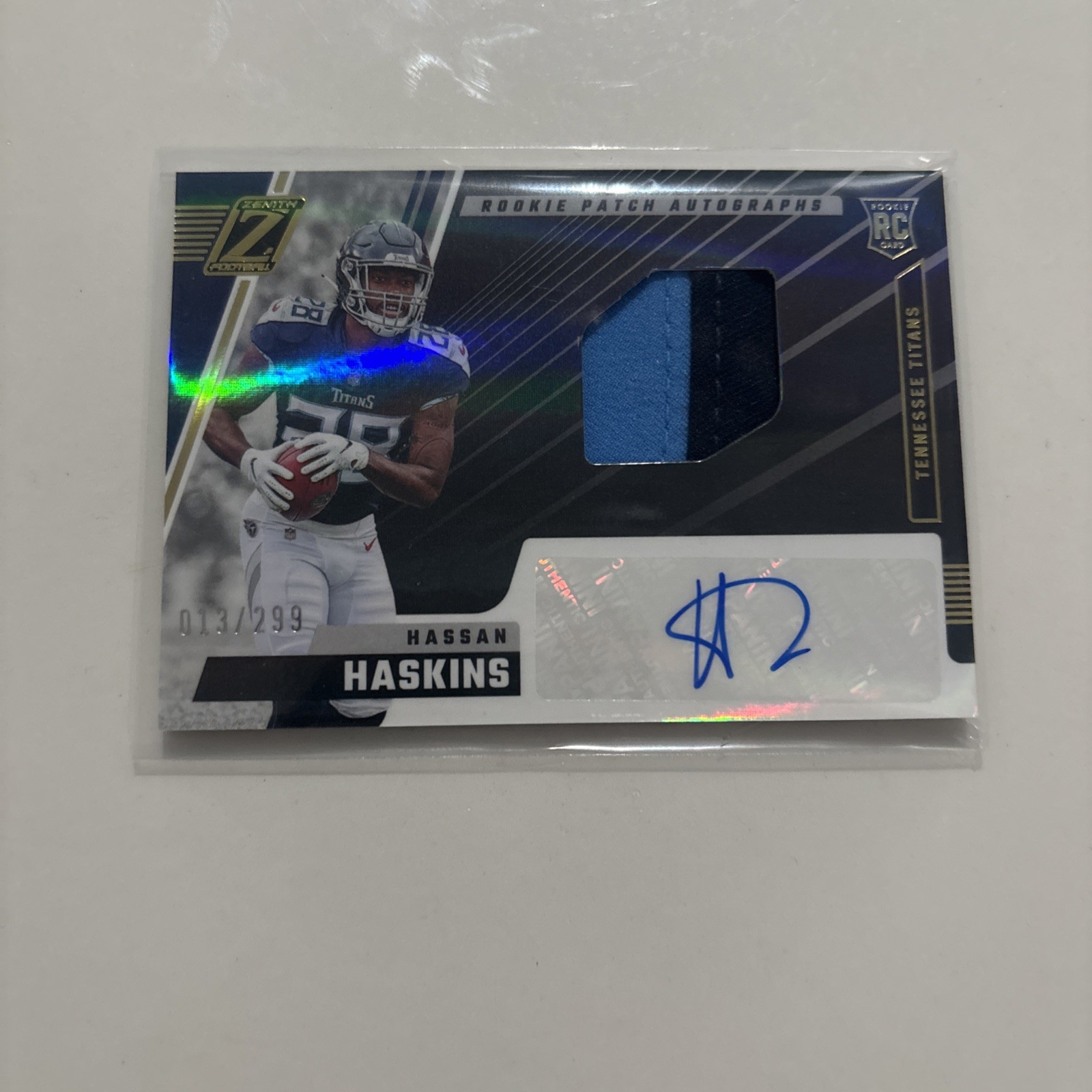 2022 Panini Zenith Hassan Haskins No 242 RPA RC 13/299