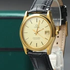 [Near Mint] OMEGA Seamaster Cal.1342 196.0190 Gold Tone Quartz Men's Watch JAPAN