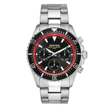 Armitron Men's Stainless Steel Muti Function Watch - 20-5351BRSV