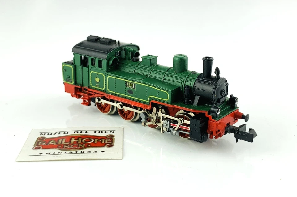 CS42 IBERTREN 2N 6983 - LOCOMOTORA A VAPOR T13 KPEV VERDE CON LUZ! - Imagen 2 de 4