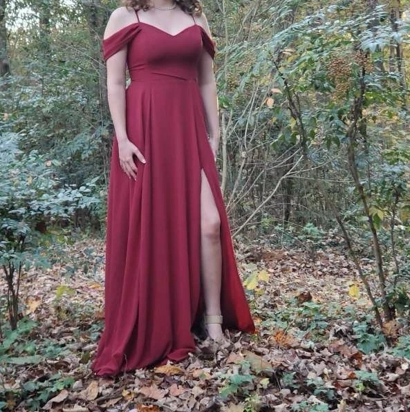 red off the shoulder dress bodycon Law of Attraction