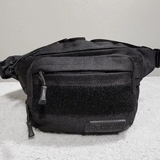 Highland Tactical Utility Web Molle CCW EDC Crossbody Waist Fanny Pack Black
