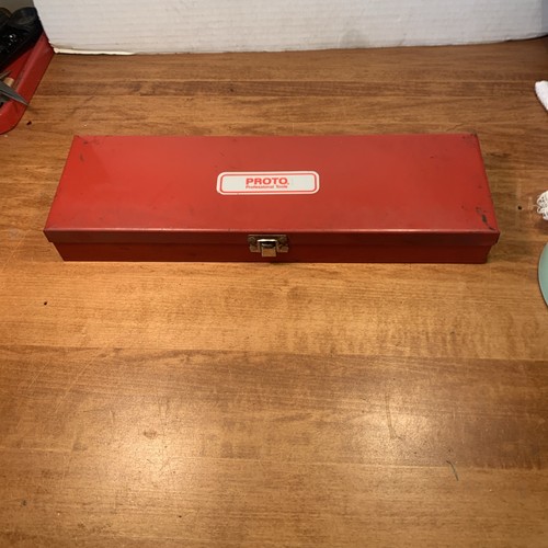 PROTO STEEL TOOL BOX 15” L X 4 1/2” W X 1 3/4” D - Picture 2 of 17