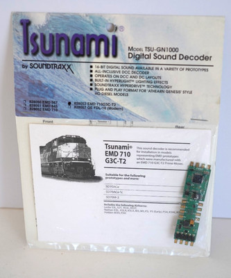 Soundtraxx Tsunami TSU-GN1000 828053 EMD 710 G3C-T2 free shipping