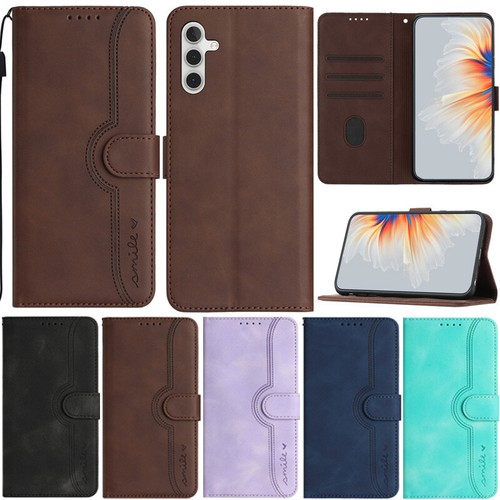 Slim Wallet Leather Flip Case Cover For Samsung Galaxy A55 A35 A15 A54 A34 A24 - Picture 1 of 72