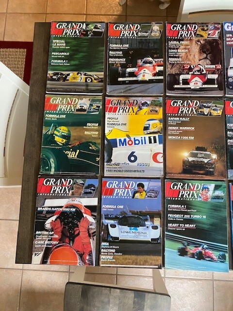 Vintage Grand Prix International Magazines from the Eighties - Lot