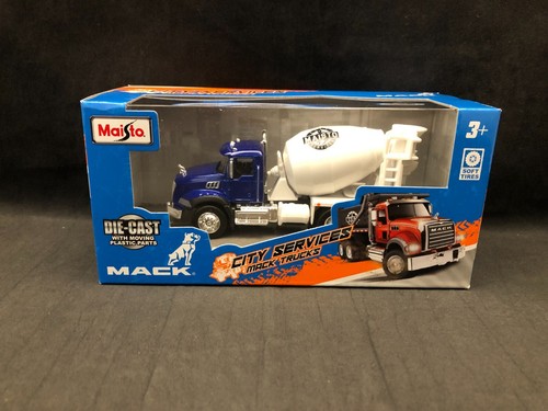 Maisto City Services - Mack Granit Zementmischer 4,5" Druckguss LKW 21239 - Bild 1 von 7