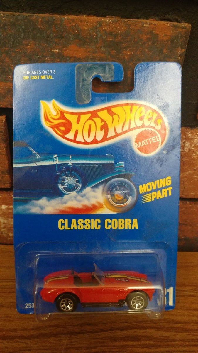 Hot Wheels Classic Cobra #31 All Blue Card 7 Spoke Rims | eBay
