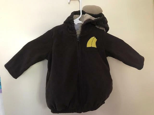  Carter's Monkey Halloween Costume 3-6 Months Baby Boy Missing Pants - Image 4 of 4