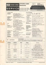 ITT GRAETZ - stereo 3001 electronic - Service Manual Schaltplan - B6493