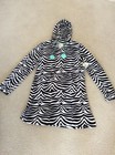 Pj Couture Hooded Robe-Zebra Pattern-Size M-Soft-100% Polyester- NEW with TAGS  — photo 2