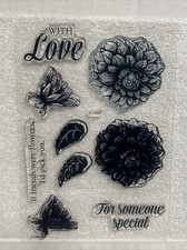 9 PC CLOSE TO MY HEART MY ACRYLIX CLING STAMP SET SOMEONE SPECIAL C1607