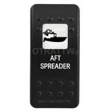 OTRATTW Carling Technologies Contura II Rocker only, AFT SPREADER, WHITE LENS