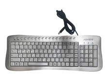 USB Keyboard ADVENT ADE-KBW100 Italian Layout Silver
