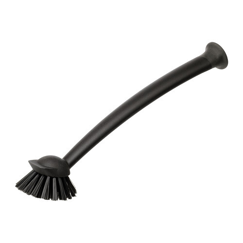 Dish Washing Brush with Suction Cup Black IKEA RINNIG New eBay