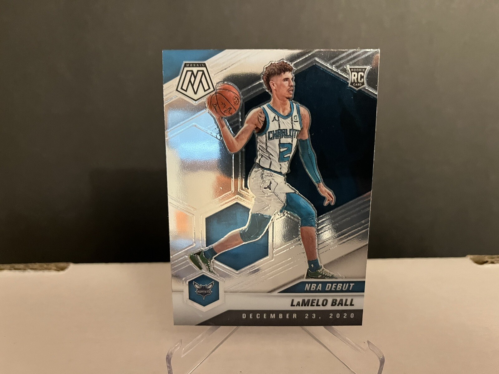 2020-21 NBA Mosaic LaMelo Ball #262 NBA Debut Base Rookie Card