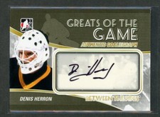 2010-11 Between The Pipes Autographs #ADH Denis Herron *17360